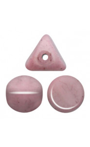Ilos par Puca® beads Opaque light rose ceramic look 03000-14494